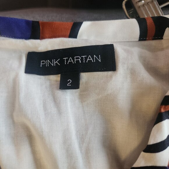 [EUC] PINK TARTAN Pleated Skirt - Picture 4 of 5